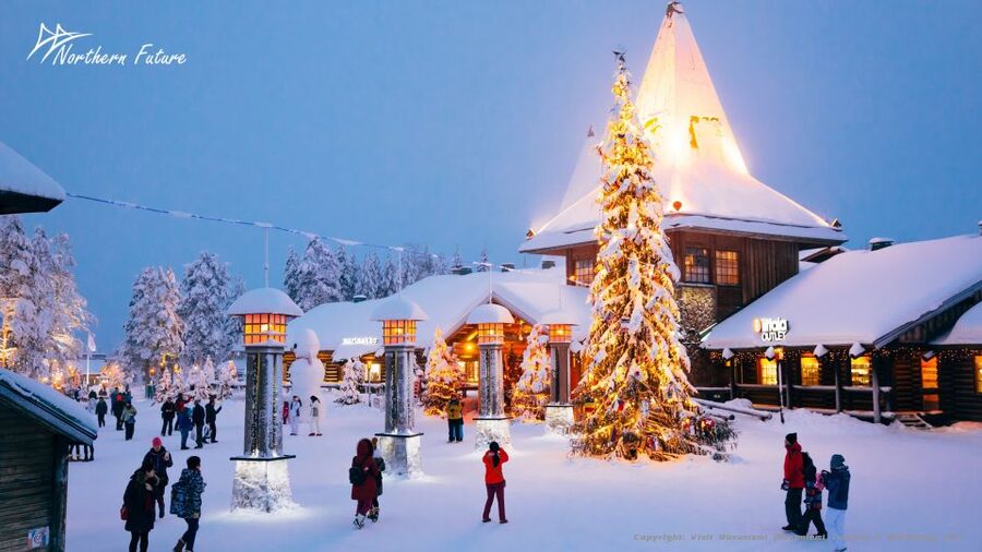 Rovaniemi: Meet Santa Claus, Reindeer Sleigh Ride & Huskies - Reindeer sleigh ride (400m): the short, classic Arctic moment
