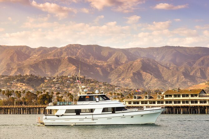 Santa Barbara Narrated Coastal Yacht Experience - Stearns Wharf Departure: The Santa Barbara Views Start Fast