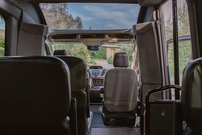 Santa Barbara Private Transportation Service - Rivian R1S Comfort: Electric Drive, Glass Roof Views, and Real Seat Upgrades