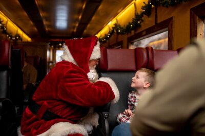 Santa Express Train - What Happens Onboard: Holiday Tunes, Full Bar, and Santa’s Big Moment