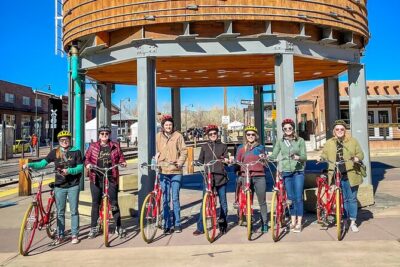 Santa Fe Art and History Small Group Bike Tour - Getting started at Routes Bicycle Tours & Rentals on Guadalupe St.