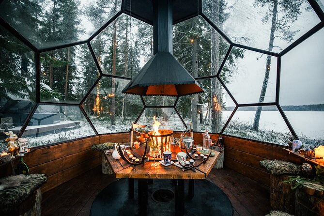 Santa Village Tour+Lapland Cuisine In Glass Igloo+Snow Scooters - Rovaniemi city highlights in 30 minutes