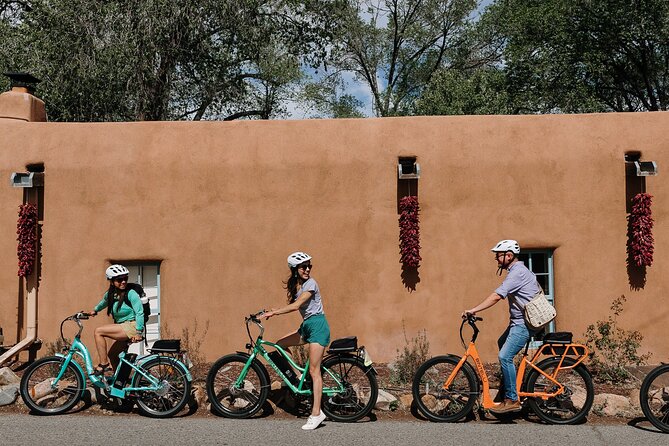 Small-Group E-Bike Adventure Tour through Hidden Santa Fe - Stop at Fort Marcy Park: the 25-foot cross and the 1680 story
