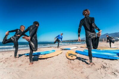 Surfing Lesson in Santa Barbara (4 Hours) - The Time in the Water: Catching Waves with Balance and Pointers