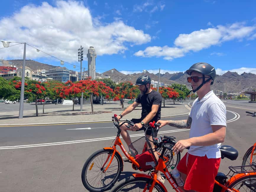 Tenerife: Santa Cruz Guided Bike Tour 1.5 hour - From Plaza de España to Plaza return: the full stop-by-stop flow