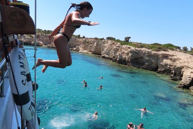 The Santa Maria 3 Island Cruise in the Aegean w/ Free Audio Guide - Key highlights at a glance