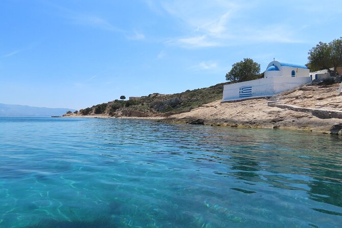 The Santa Maria 3 Island Cruise in the Aegean w/ Free Audio Guide - Stop 1: Pserimos beach break with a simple island vibe