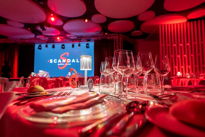 Ticket for Scandal Dinner Show in Santa Cruz de Tenerife - Your seat plan: Platinum vs Gold tables (and sharing)