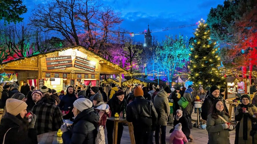 Vienna: Christmas Market Food and Drinks Tour - Glühwein and Punsch included: how the drinks fit the pacing