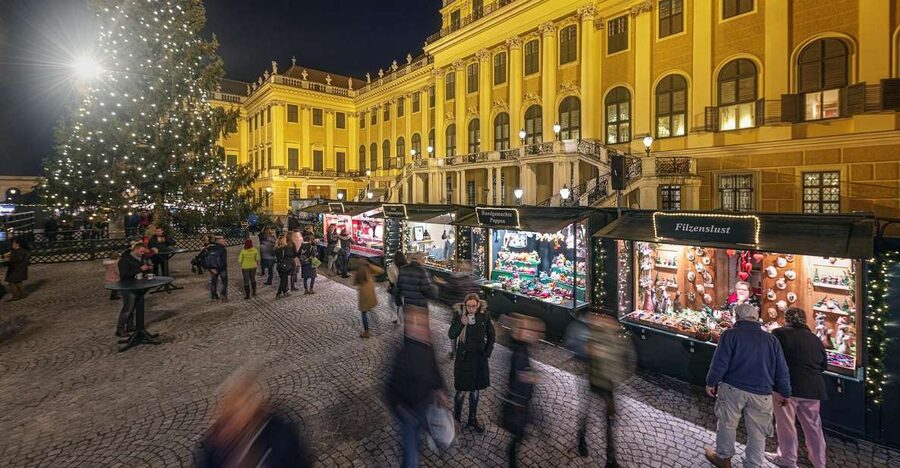 Vienna: Schönbrunn Palace & Christmas Market Walking Tour - Inside Schönbrunn: what your skip-the-line really buys you