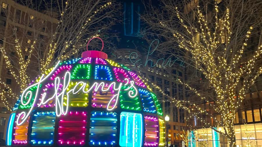 Washington, DC: Christmas Tree & Holiday Lights Bus Tour - CityCenterDC Tree, Palmer Alley, and the National Mistletoe Photo Moment