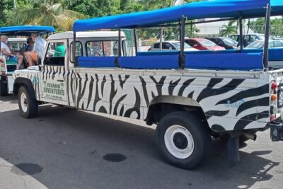 Waterfall and Beach Safari in Santa Lucia - Morning start and the open-back jeep experience
