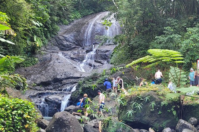 Waterfall and Beach Safari in Santa Lucia - The banana-valley waterfall hike and the river pool swim